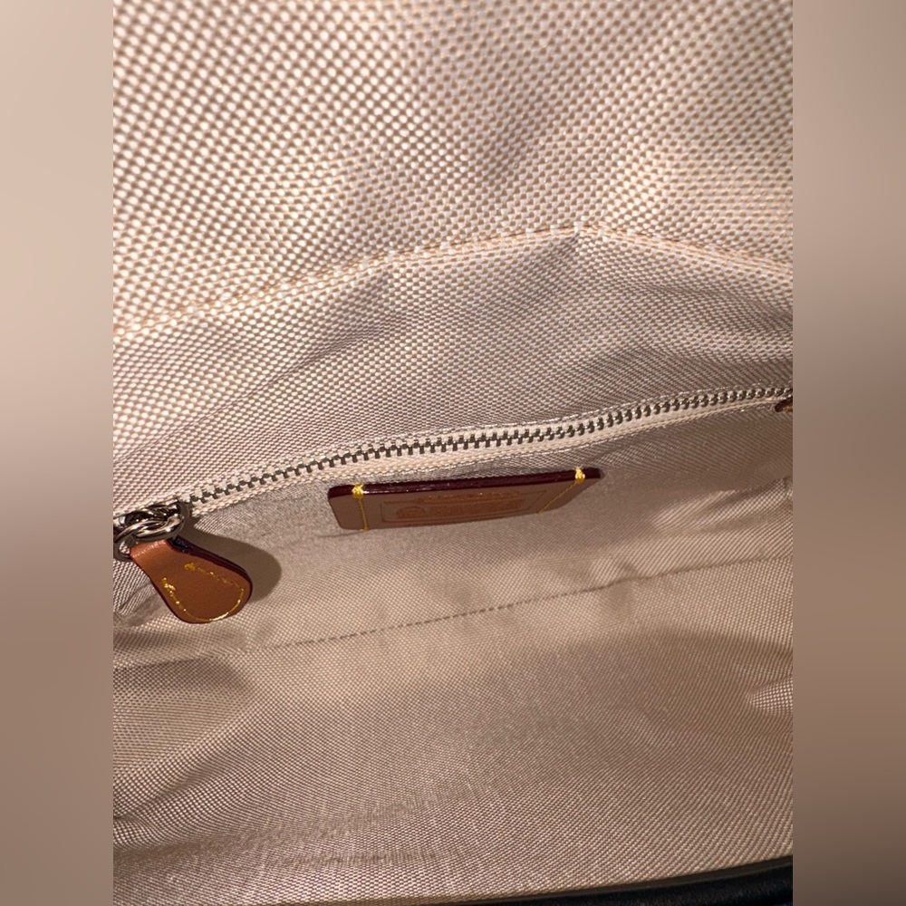 Coach Black Leather Shoulder Bag with Silver Hardware - Picture 14 of 15